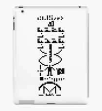 Arecibo Nachricht "SETI" iPad Case/Skin