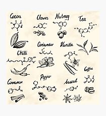 Lámina fotográfica La química de los alimentos