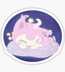 Sleepy Skitty Sticker
