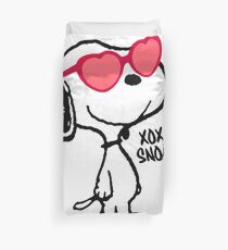 Eye Glasses Love Duvet Cover