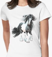 Prince, Gypsy Vanner Horse Women's Fitted T-Shirt