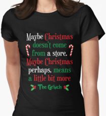 Maybe Christmas Women's Fitted T-Shirt