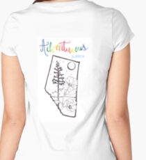 Adventurous Alberta Women's Fitted Scoop T-Shirt