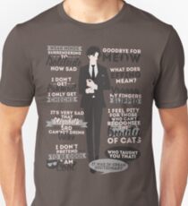 Cat Addict Quotes Unisex T-Shirt