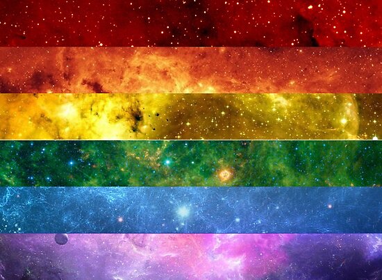 Rainbow Flag Lgbtq Galaxy Poster By Qshiner Redbubble 5978