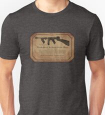 Thompson Submachine Gun. Unisex T-Shirt