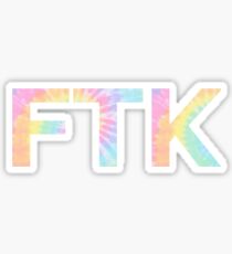Pastel Tie Dye FTK Sticker