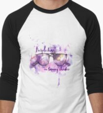 Purple Sunglasses Men's Baseball ¾ T-Shirt
