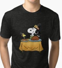 Snoopy Thanksgiving Tri-blend T-Shirt