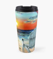 Beach Sunset Travel Mug
