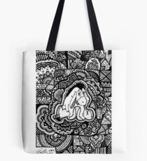 Eeyore Fanart Zendoodle Tote Bag