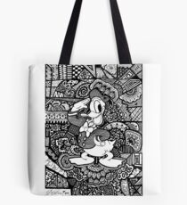Donald Duck Fanart Zendoodle Tote Bag
