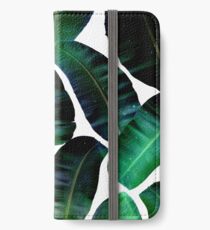 Kosmische Bananenblätter #redbubble #lifestyle iPhone Flip-Case/Hülle/Klebefolie