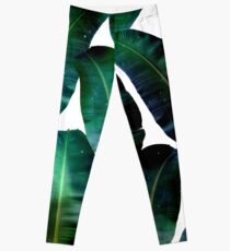 Cosmic Banana Leaves #redbubble #lifestyle Leggings