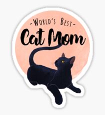 World's Best Cat Mom Sticker