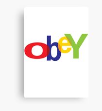 Obey Canvas Print