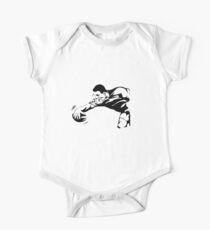 Rugby versuchen Baby Body Kurzarm