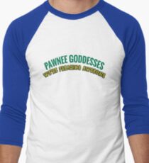 Pawnee Goddesses Leslie Knope Men's Baseball ¾ T-Shirt