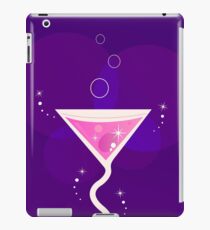 Fresh Martini party cocktail glass : purple and pink iPad Case/Skin
