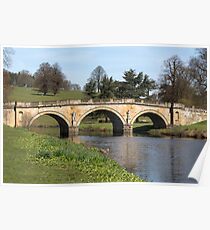 Chatsworth House Bridge Poster