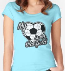 Soccer mom t-shirt Women's Fitted Scoop T-Shirt