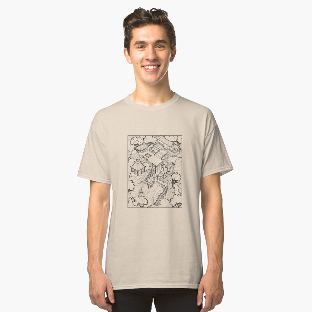 Purple Cloud Monastery Classic T-Shirt