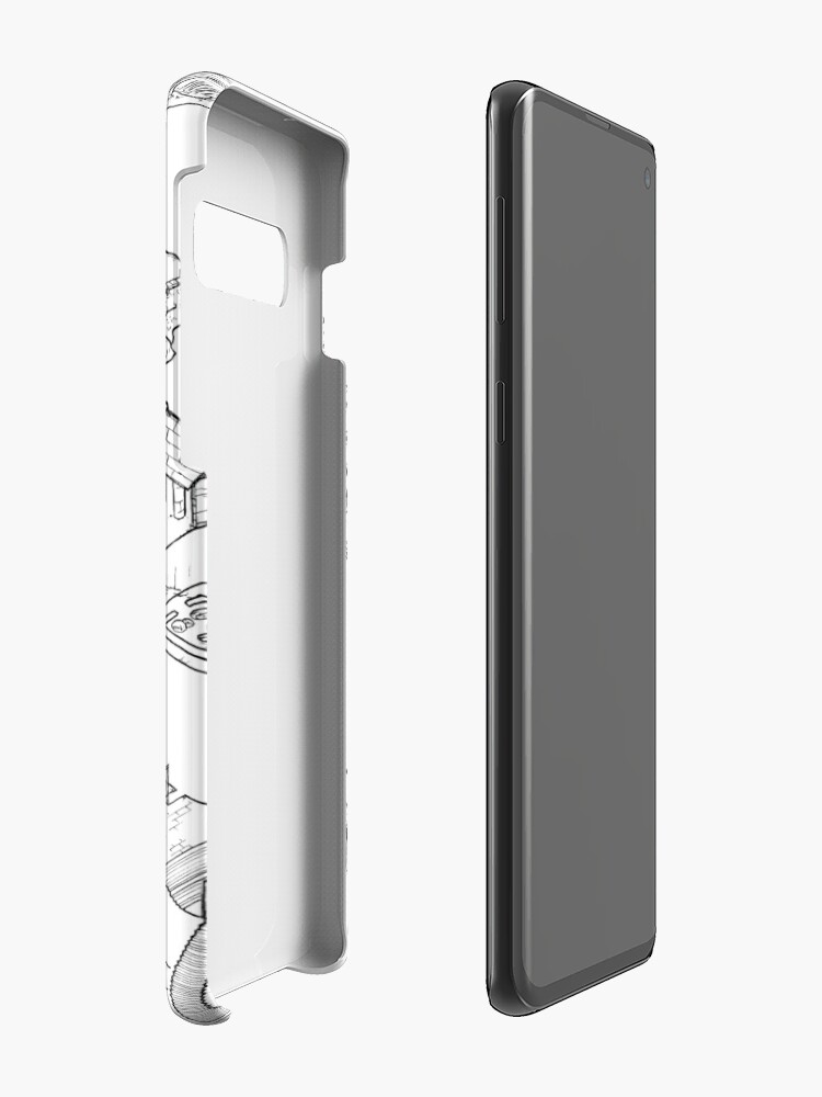Alternate view of Purple Caverns Case & Skin for Samsung Galaxy