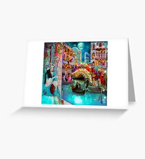 Carnival Moon Greeting Card