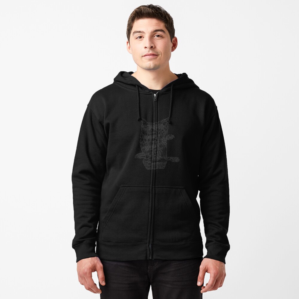 The Cleft of Five Worlds Zipped Hoodie