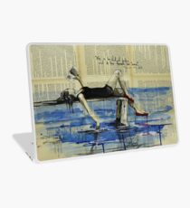 She Is Too Fond of Books Laptop Skin