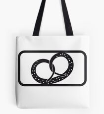 sport pretzel food hunger delicious oktoberfest logo symbol cool design Tote Bag