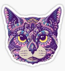 Cat Head (Color Version) Sticker