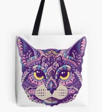 Cat Head (Color Version) Tote Bag