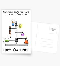 Chemistree Christmas card Postcards