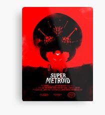 Lámina metálica Super Metroid
