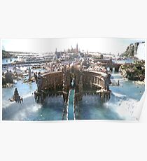 Final Fantasy City Poster