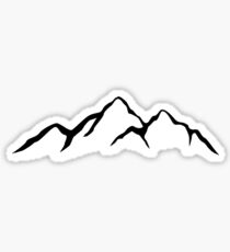 Mountains Sticker