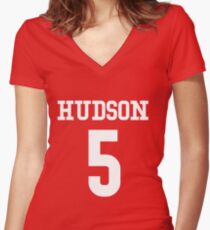 The Quarterback | Glee Women's Fitted V-Neck T-Shirt