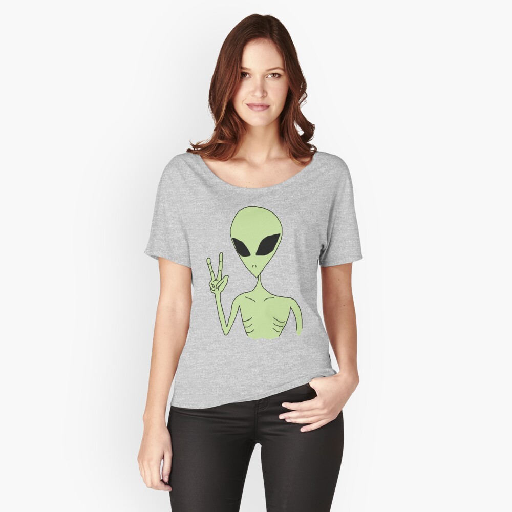 peace alien shirt