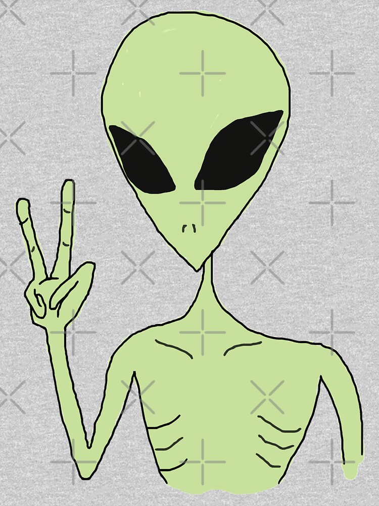 peace alien shirt