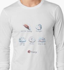 Asian food-- Dumplings Long Sleeve T-Shirt