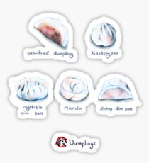 Asian food-- Dumplings Sticker