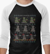 Decorate! Illuminate! Celebrate! Men's Baseball ¾ T-Shirt