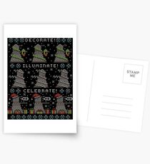 Decorate! Illuminate! Celebrate! Postcards