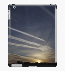 Sunrise and chemtrails iPad Case/Skin