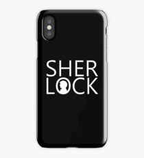 Sherlock - Benedict Cumberbatch (Black) iPhone Case