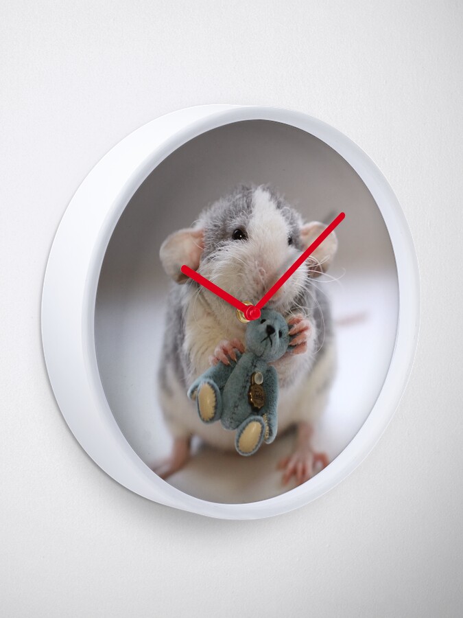 Alternate view of Rosie with bear (2) Clock