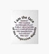 I am the Progressive Majority 01 Art Board