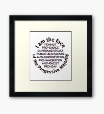 I am the Progressive Majority 01 Framed Print