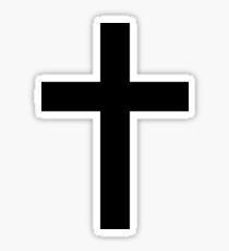 Christian Cross or Latin Cross Sticker